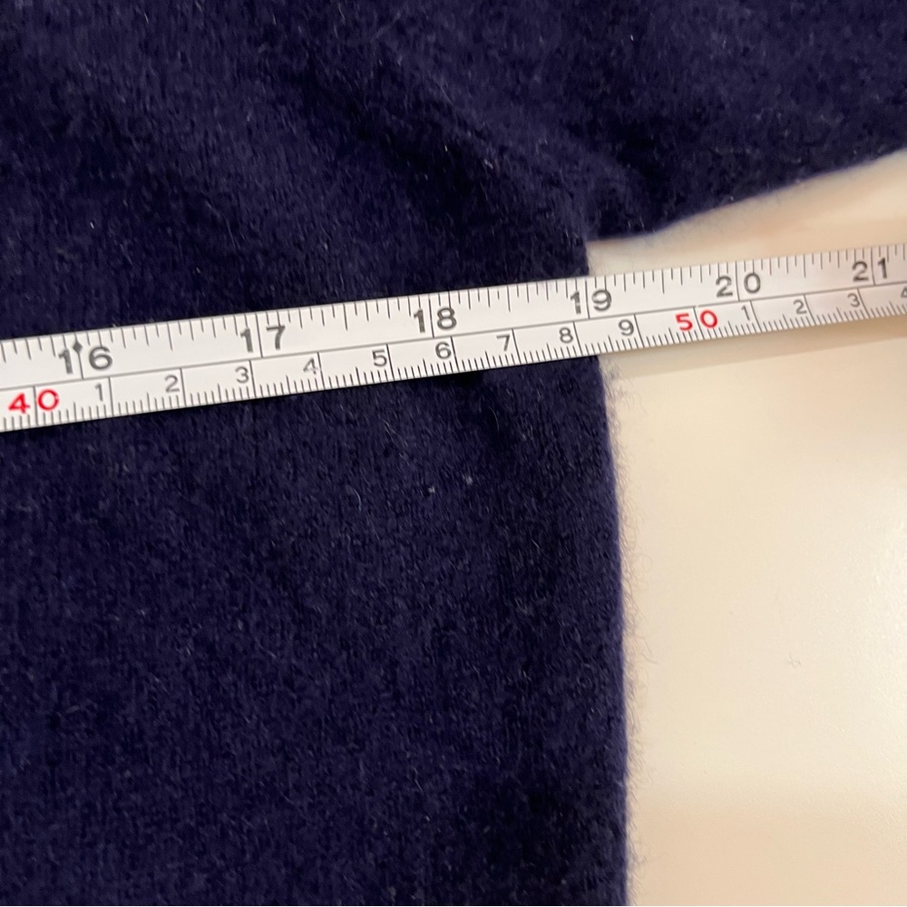 Vintage 90 Y2k Pearl Blue Cottagecore Cashmere feminine Croquet Girl Sweater - Picture 12 of 16